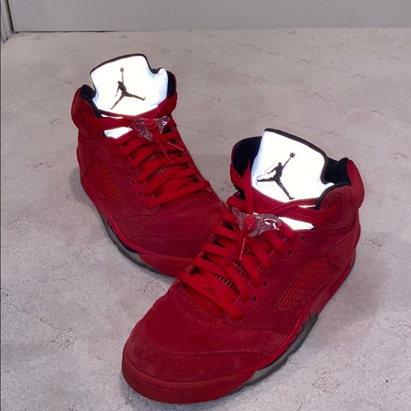 Jordan Retro 5 “Red Suede” - Picture 1 of 9